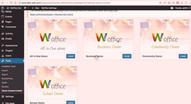 create webiste for intranet